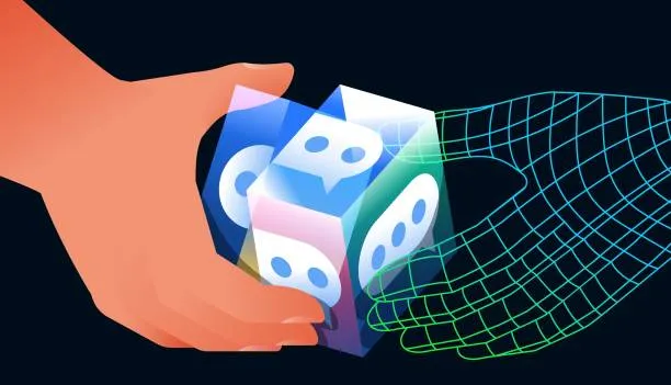 Абстрактная иллюстрация финтех технологий